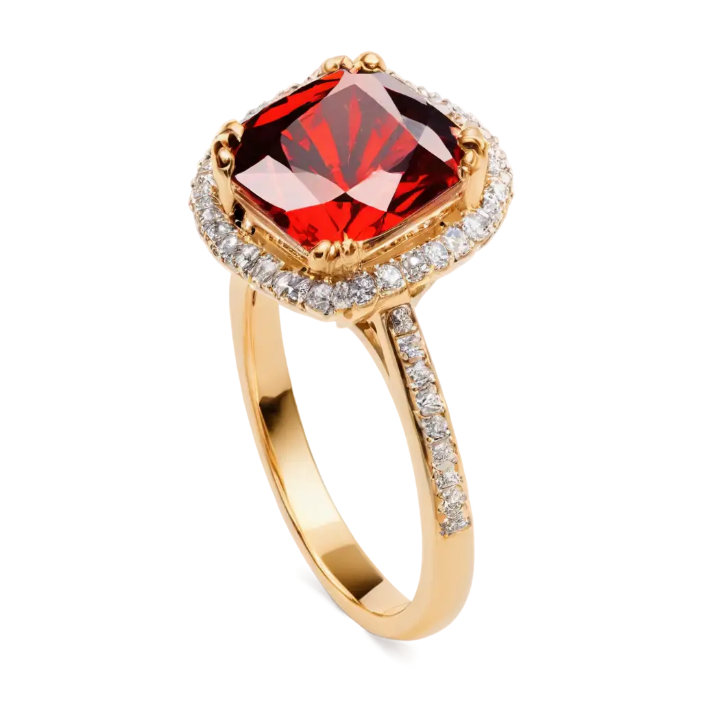 Luxury-Golden-Ring-with-Red-Diamond-PNG-HighQuality-Image-for-Premium-Designs