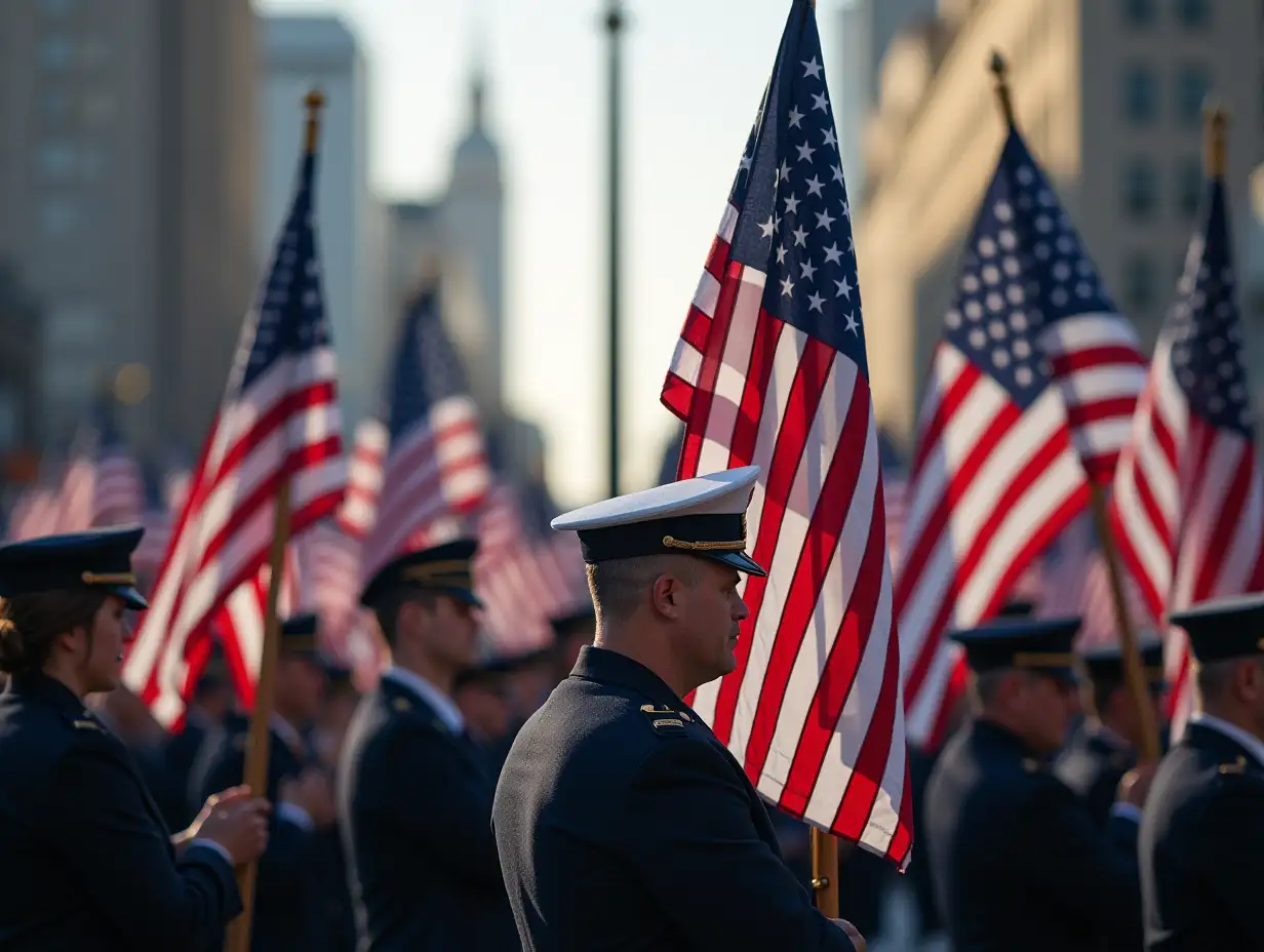 Patriot-Day-USA-Ceremony-with-Flags-at-HalfStaff