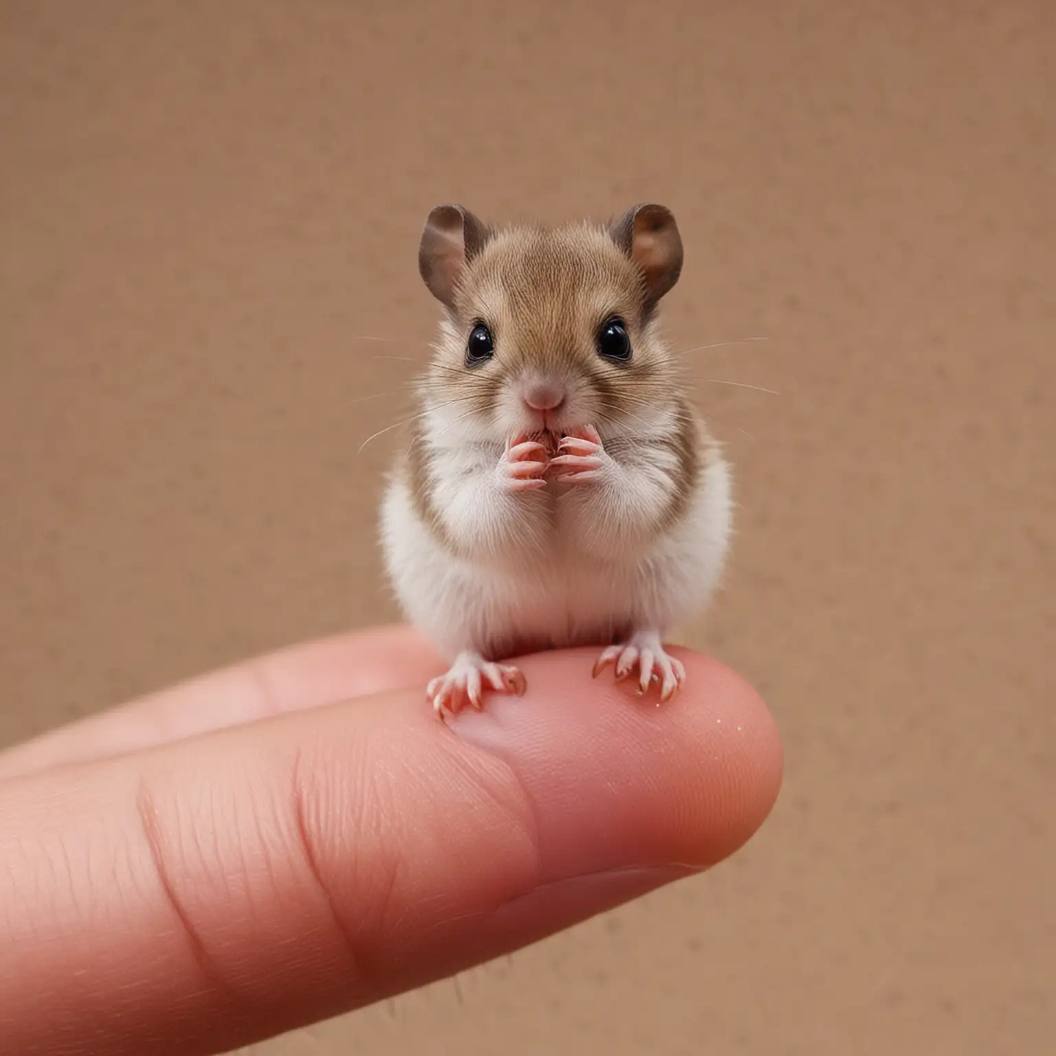 Tiny-Animal-Perched-on-Finger