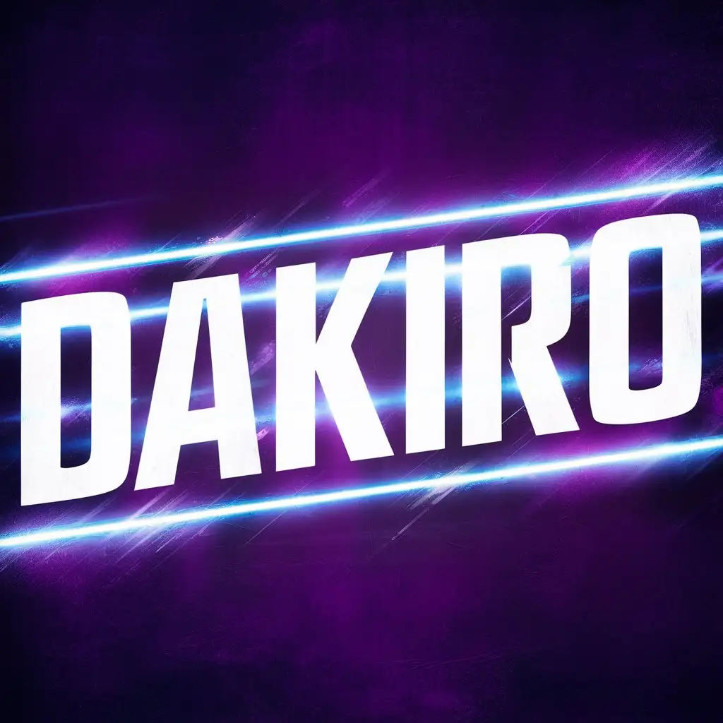 NeonPunk-Style-Large-White-Text-DAKIRO-in-Futuristic-Setting