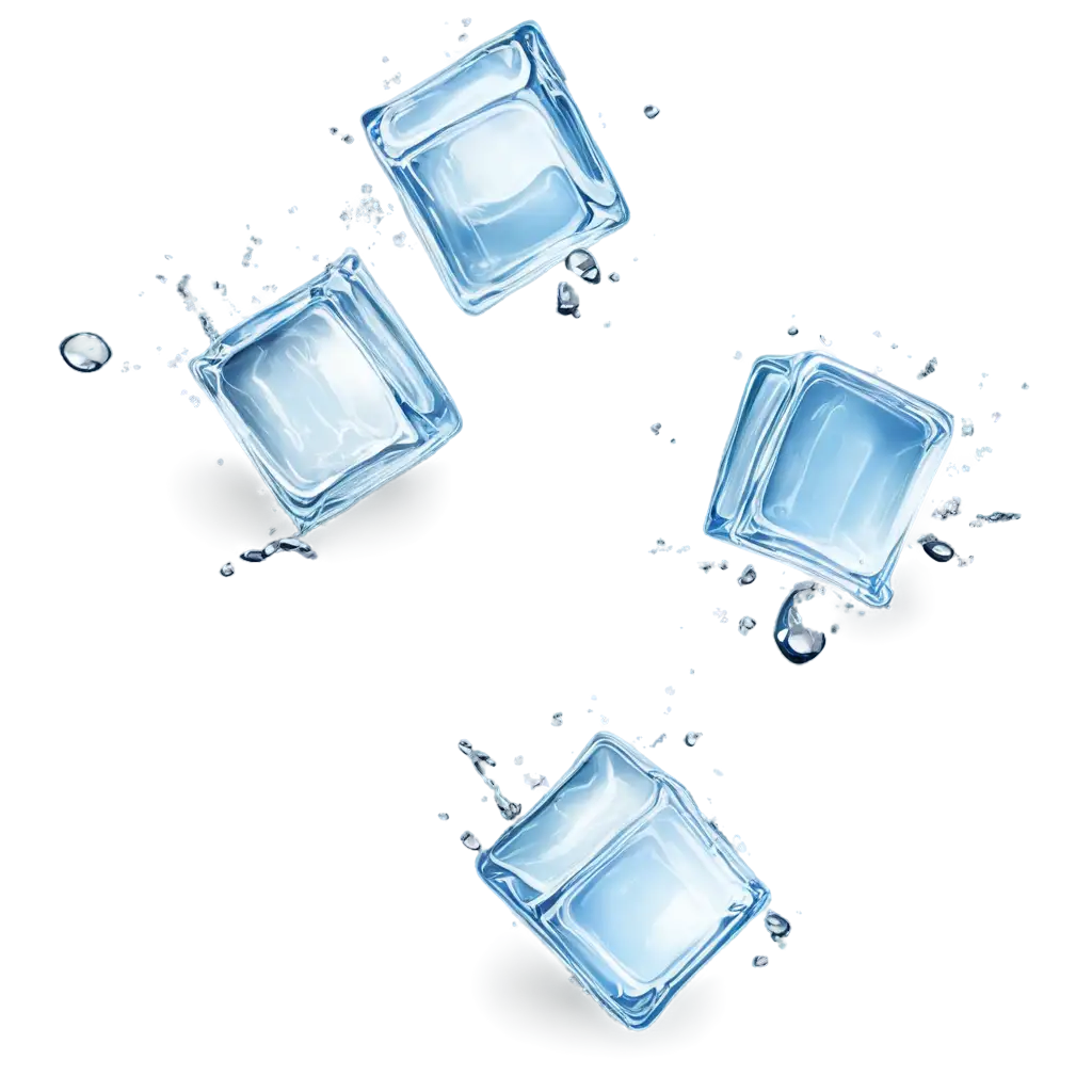 Splash-of-Ice-Cubes-PNG-HighQuality-Transparent-Image-for-Creative-Projects