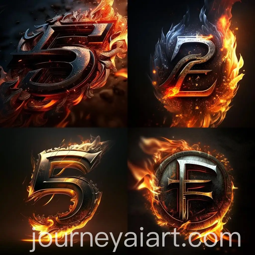 Fiery-Logo-Design-with-F2G-Name-in-HDR-Style