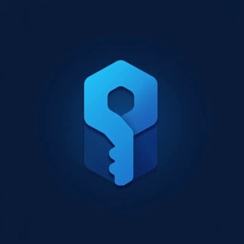 Blue-Key-Box-Logo-Design-with-Modern-Graphic-Elements