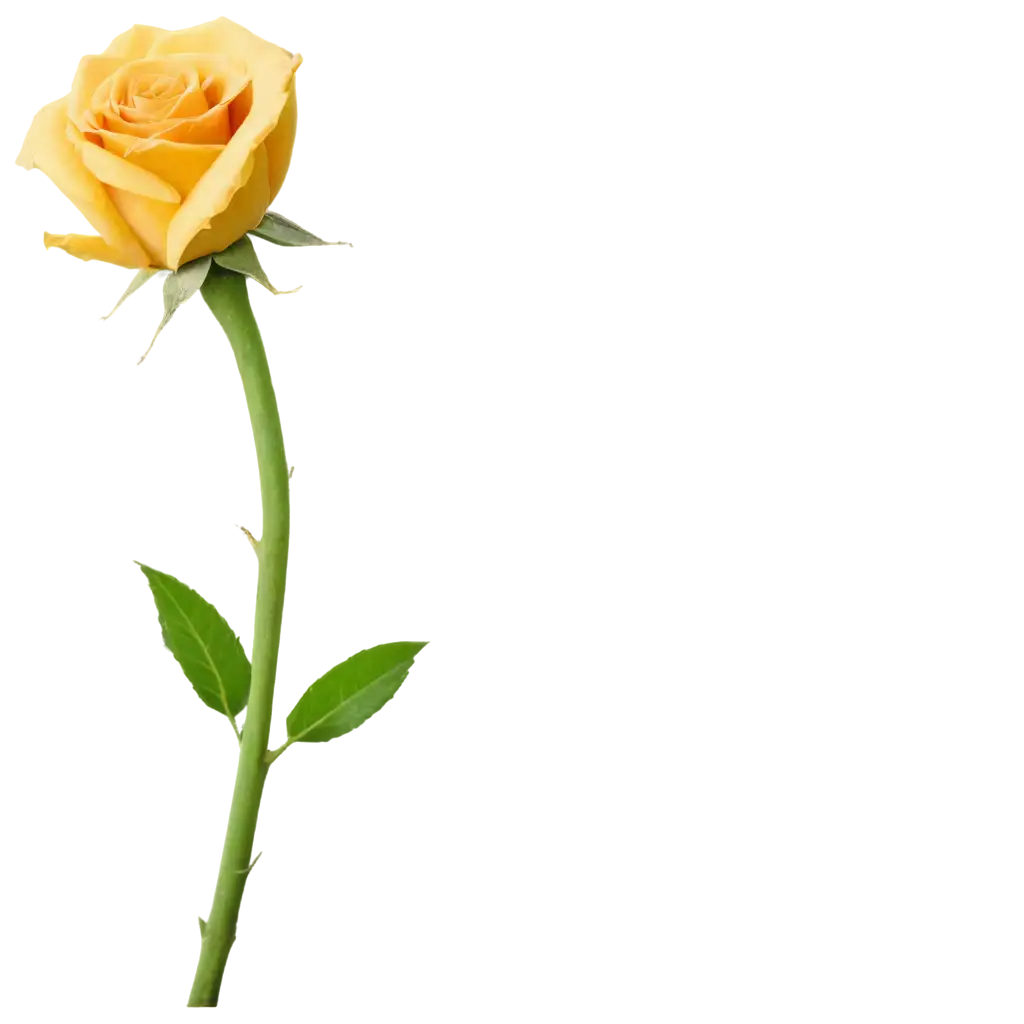 Premium-Quality-PNG-Image-of-a-Yellow-Rose-Enhance-Your-Visual-Content-with-Clarity-and-Detail