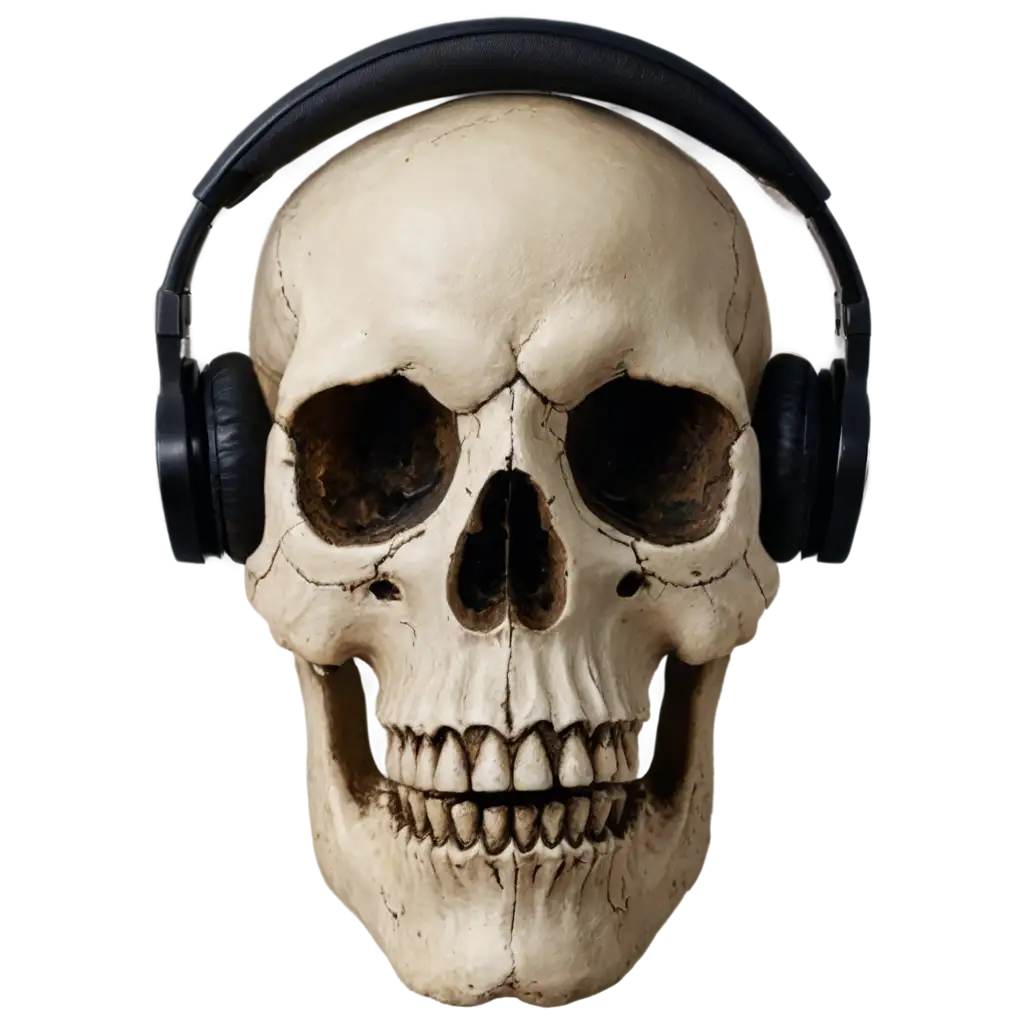 HighQuality-PNG-Image-Skull-with-Headphones-Enhance-Your-Visual-Content