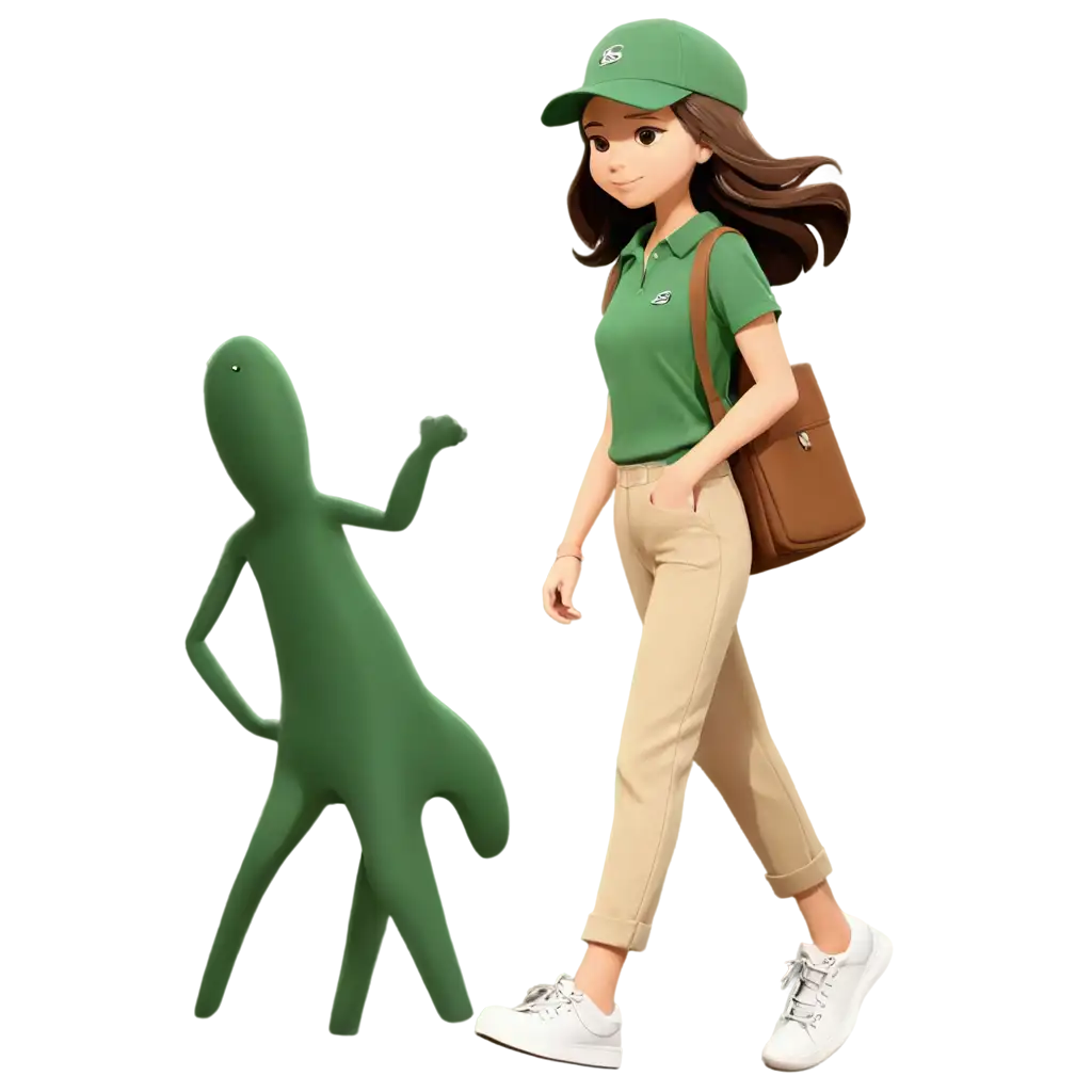 Female-Student-Cartoon-in-SMP-Uniform-High-Quality-PNG-Format-for-Clear-Professional-Use