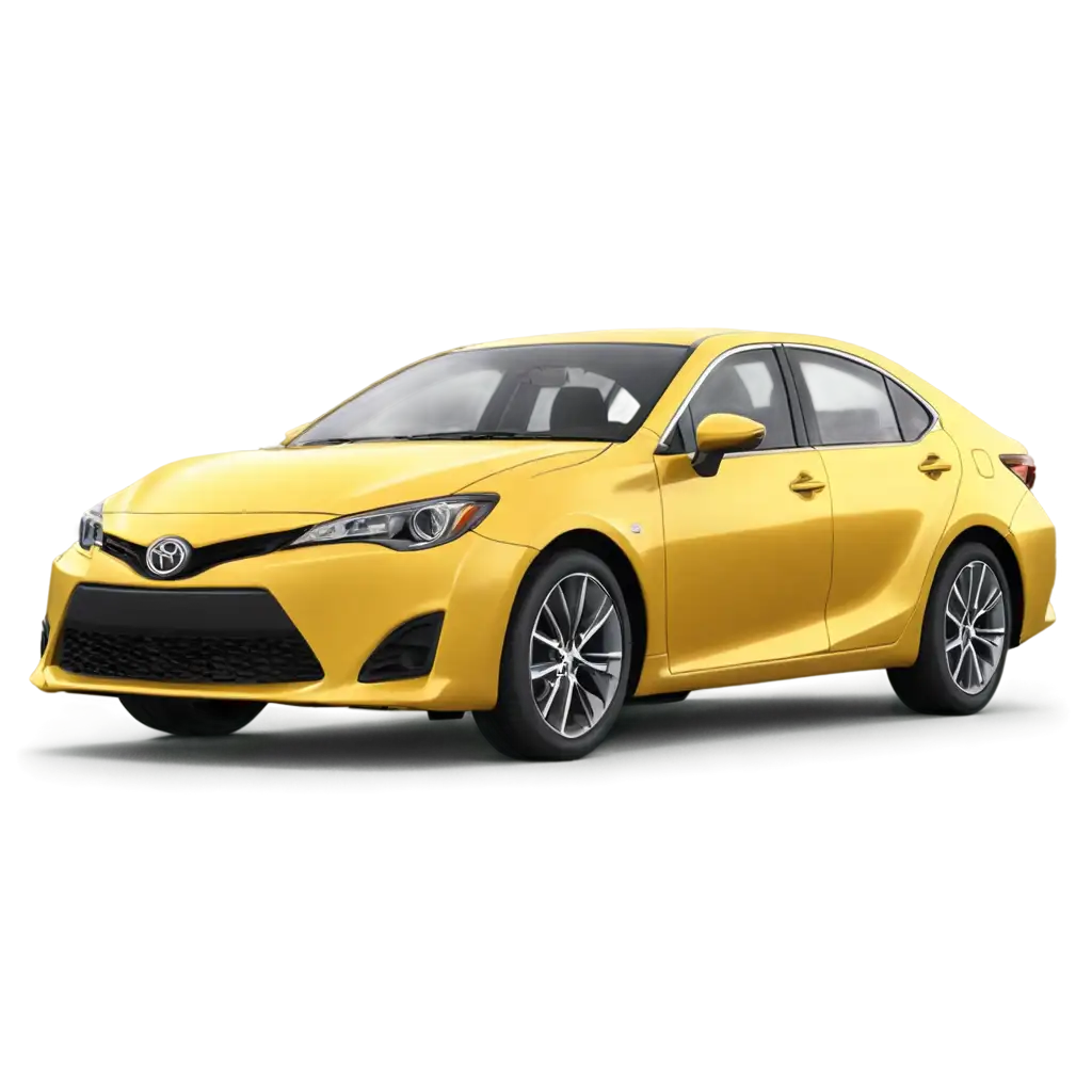 Realistic-Yellow-Toyota-PNG-for-HighQuality-Digital-Use