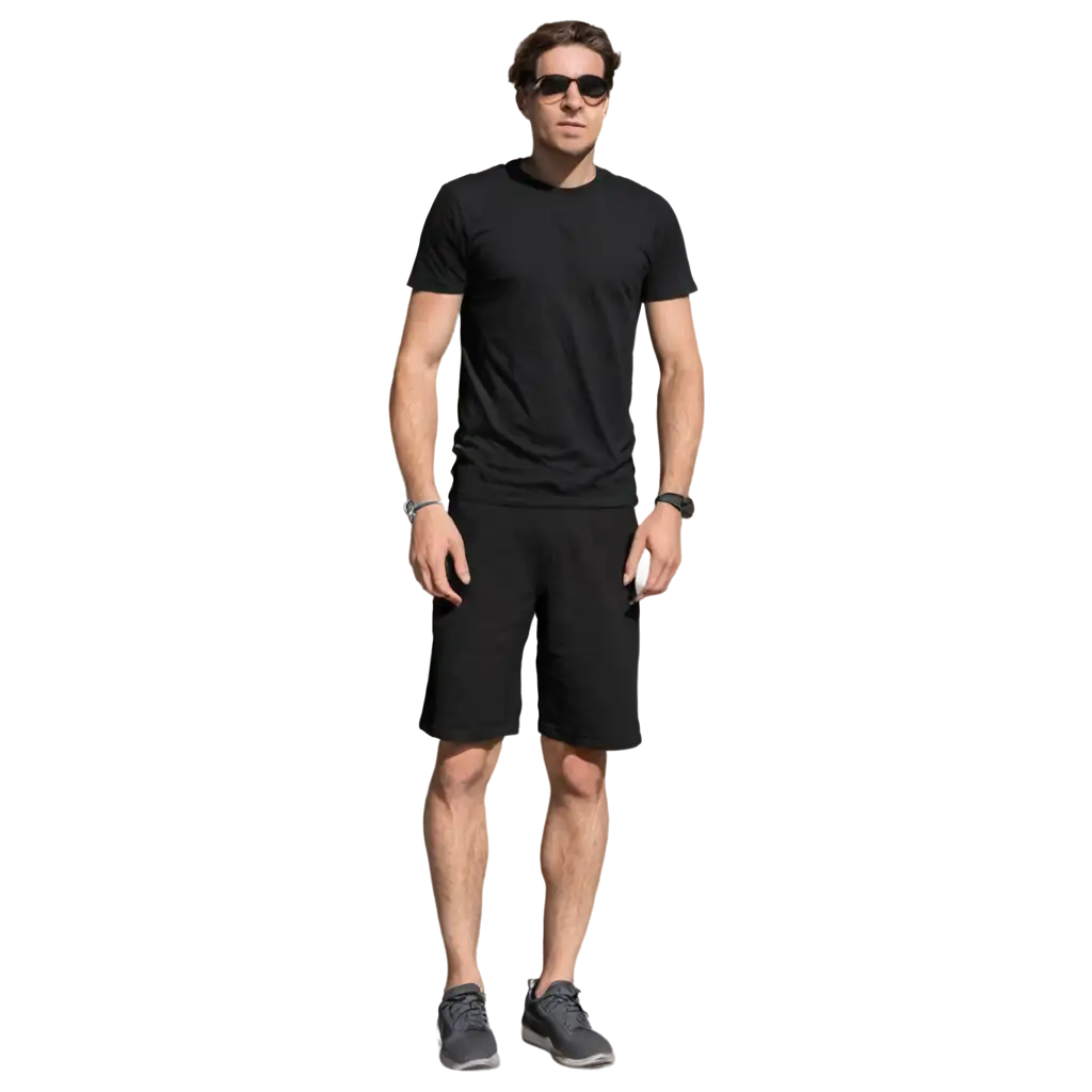 HighQuality-Black-TShirt-PNG-Image-for-Versatile-Use