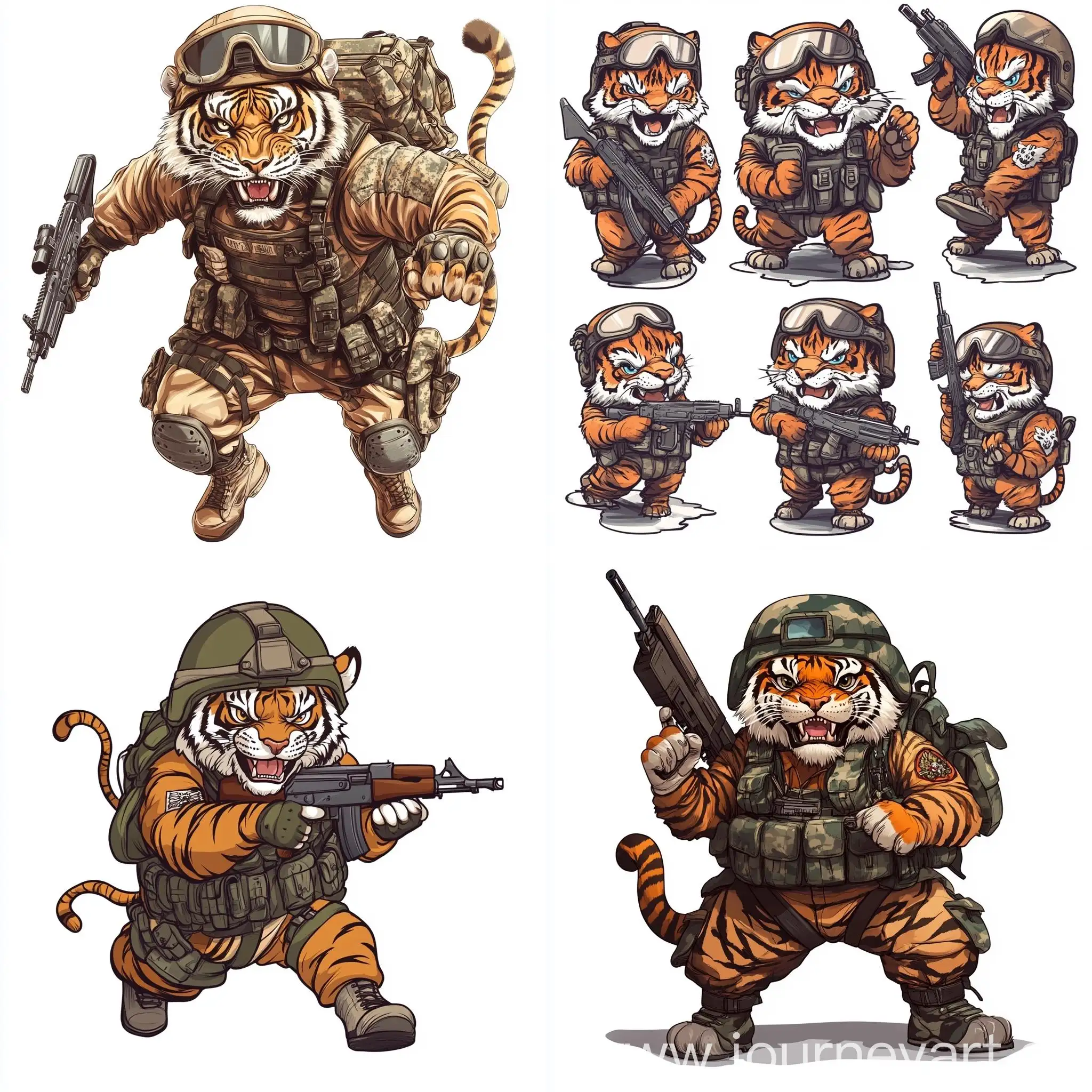 Fierce-Tiger-Russian-Soldier-Paratrooper-Sticker-Pack