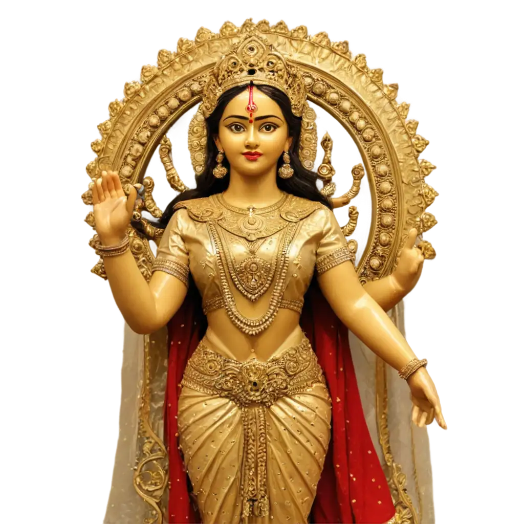 Vibrant-Durga-Puja-PNG-Image-Celebrate-the-Spirit-of-Tradition-and-Art