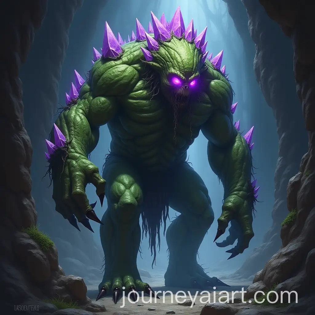 Menacing-Sentinels-with-Greenish-Skin-and-Purplish-Crystals