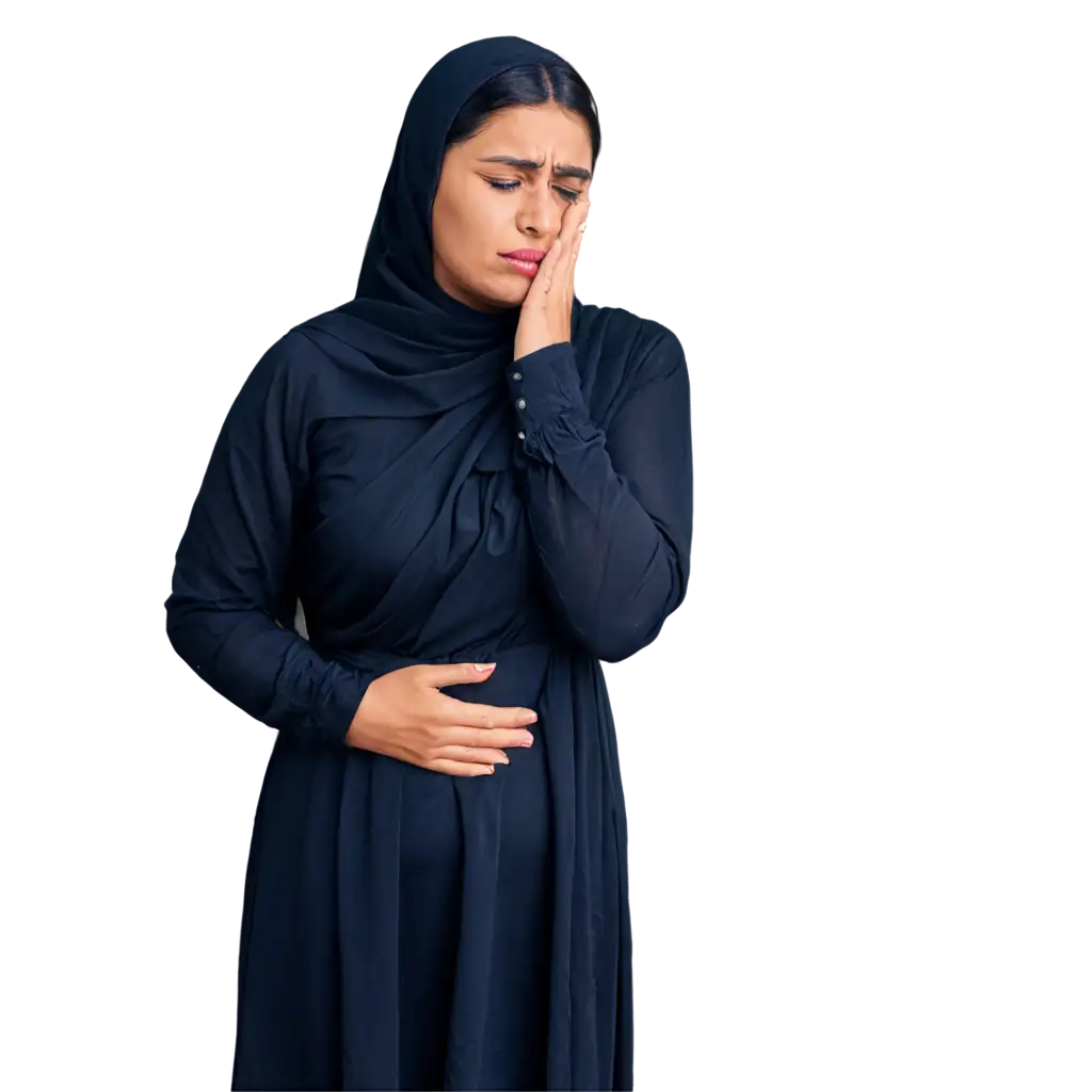 Pakistani-Woman-Crying-in-Black-Dress-and-Shawl-PNG-A-Powerful-Emotional-Image