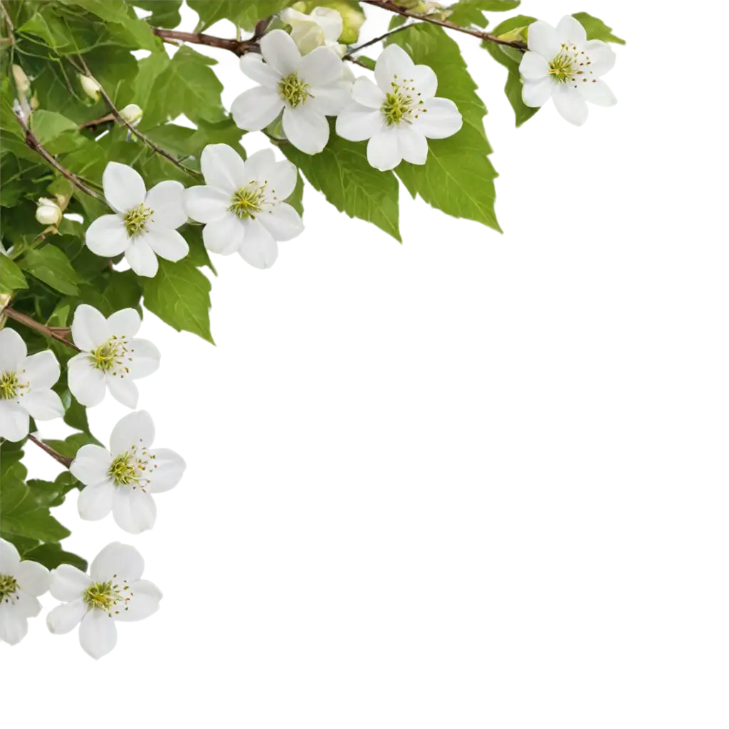 Lush-Branches-with-White-Flowers-PNG-A-Beautiful-NatureInspired-Transparent-Image