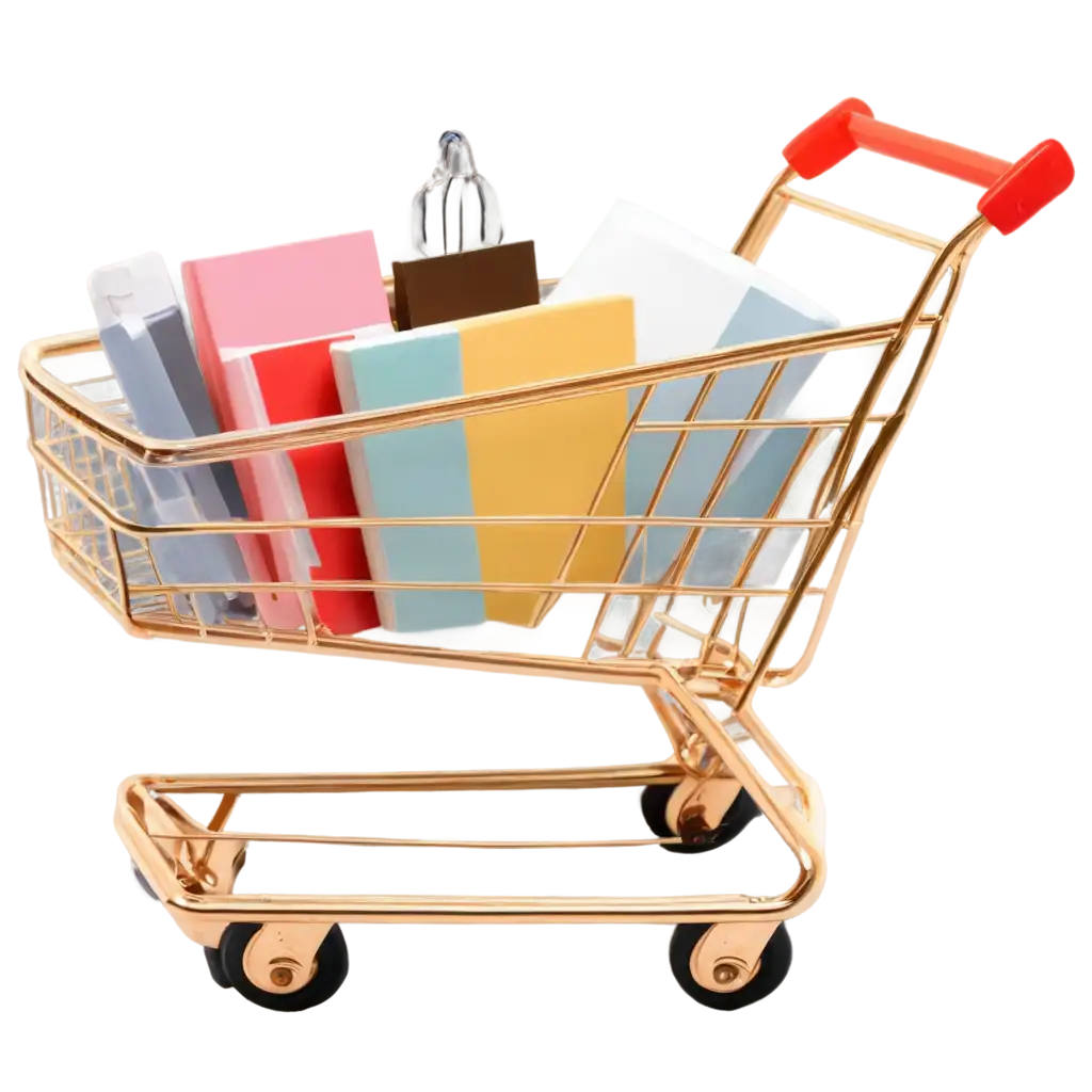 Shopping-Cart-Full-of-Stationery-PNG-Image-for-Creative-and-Commercial-Use