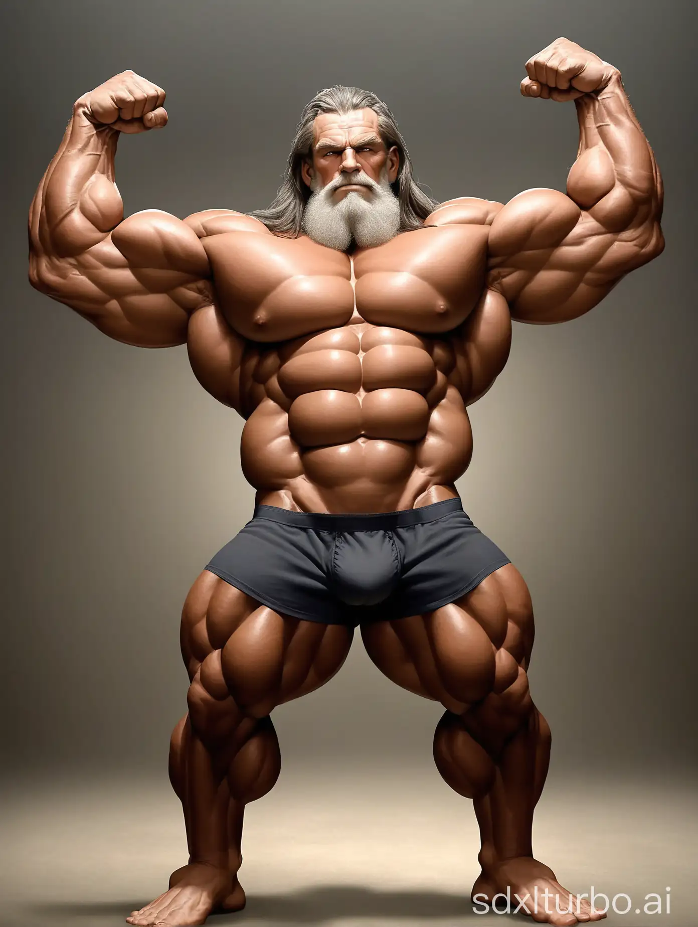 Muscular-Elderly-Man-Displaying-Massive-Biceps-and-Abs