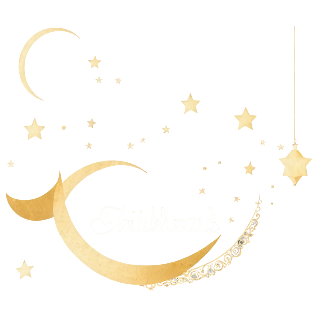 Elegant-Eid-Mubarak-PNG-Typography-with-Arabic-Calligraphy-and-Golden-Glow-for-Festive-Celebrations