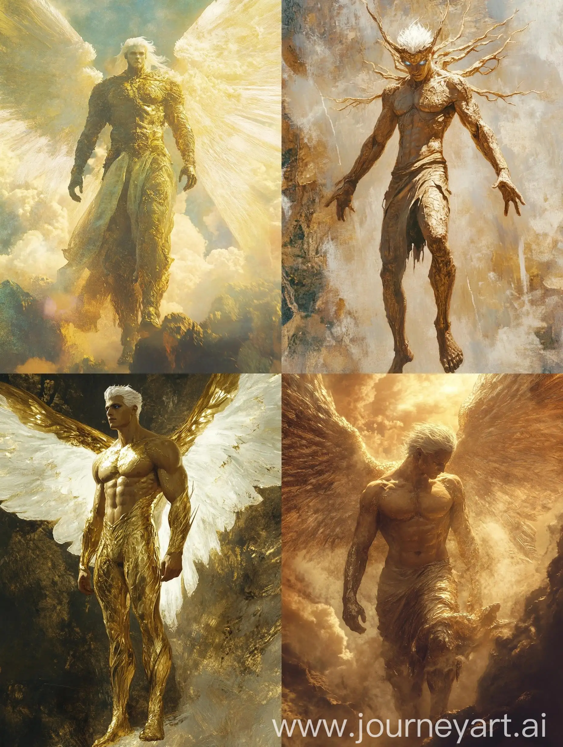 Supernatural-Transcendent-Demigod-of-the-Heavens-in-Oil-Painting