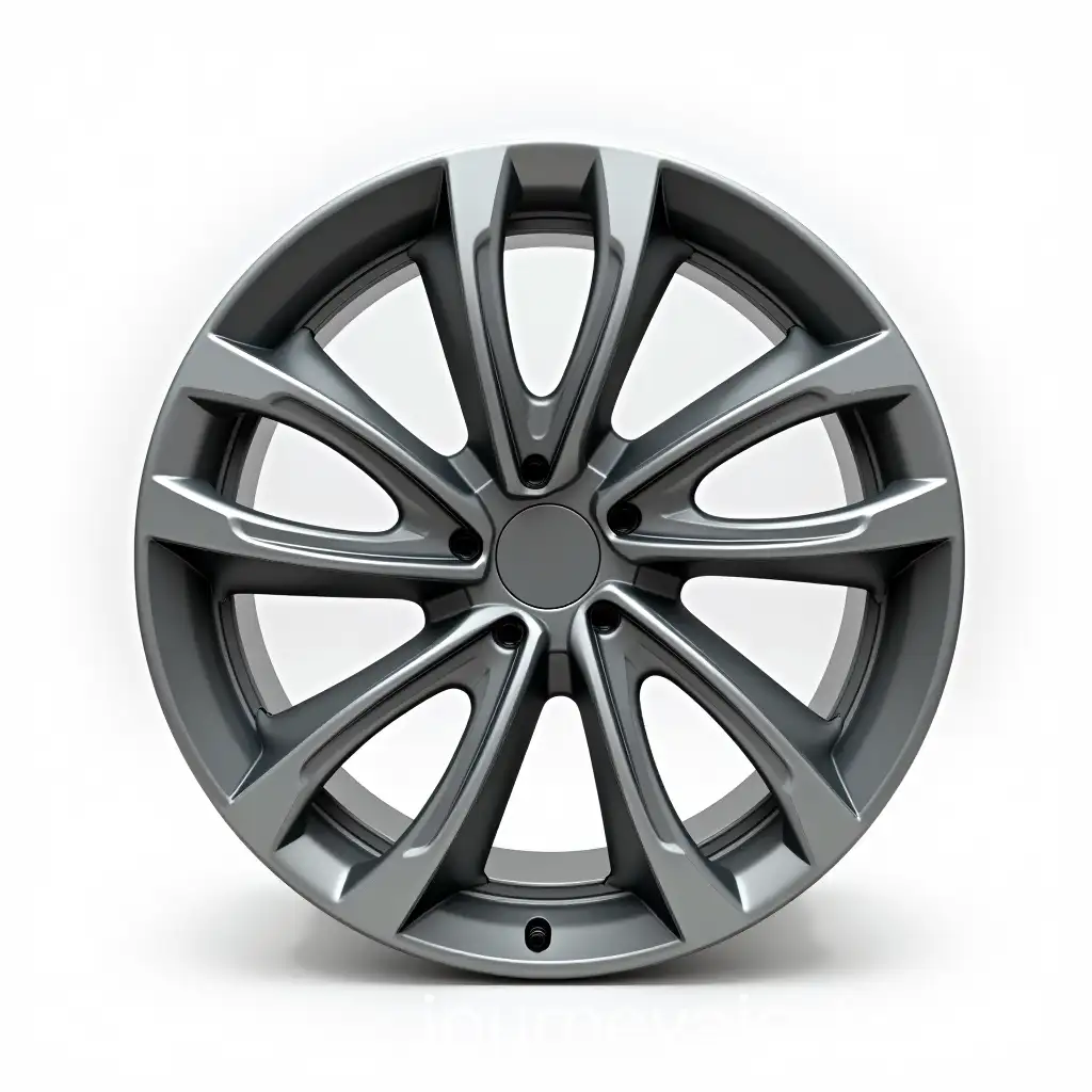 Sleek-Futuristic-Car-Wheel-Design-on-White-Background