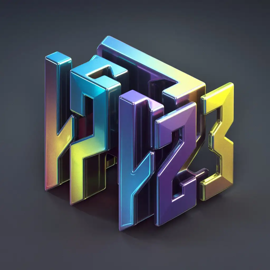 3D-Logo-Design-Featuring-the-vpv23-Typography