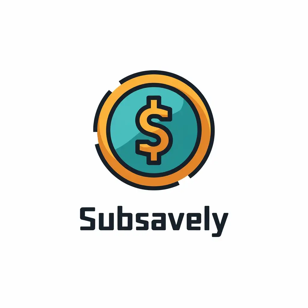 LOGO Design for Subsavely Vector Coin Symbol with Modern Technology Theme