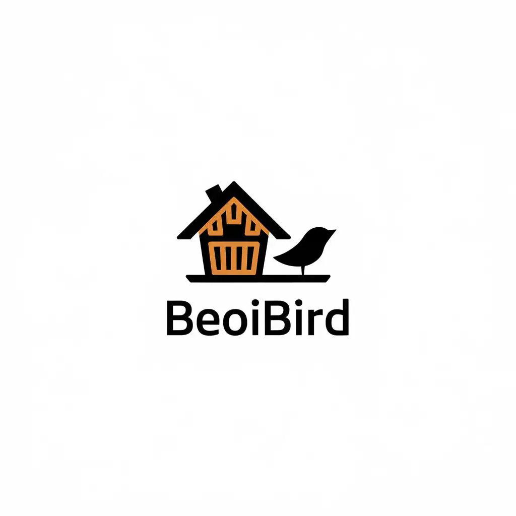 LOGO-Design-for-BEOIIBIRD-Minimalistic-Style-with-Home-Family-Theme