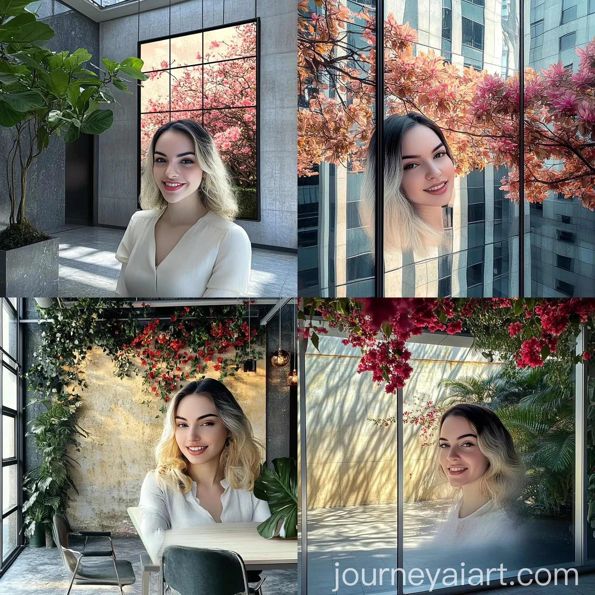 Modern-Street-Office-with-Flowers-and-Trees