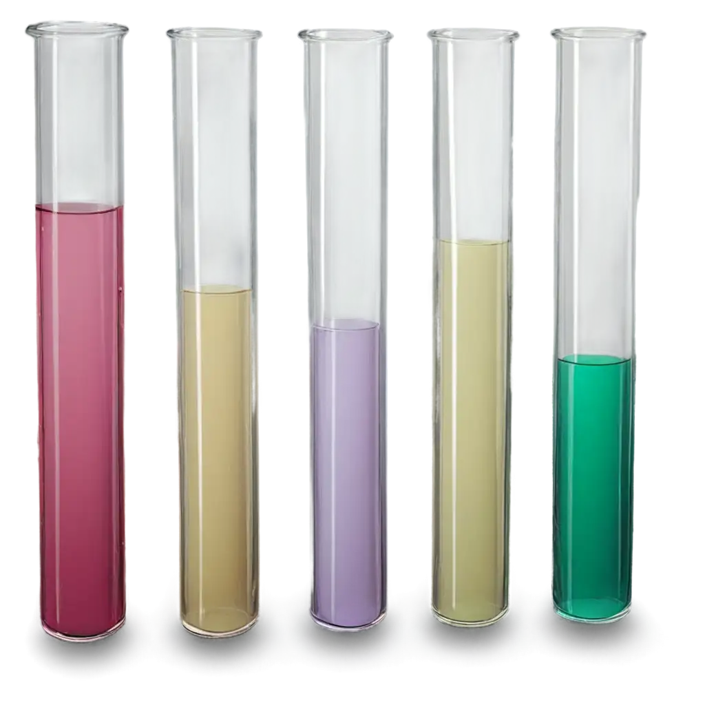 Realistic-PNG-Image-of-Large-Transparent-Test-Tubes-with-Colorful-Liquid-Samples
