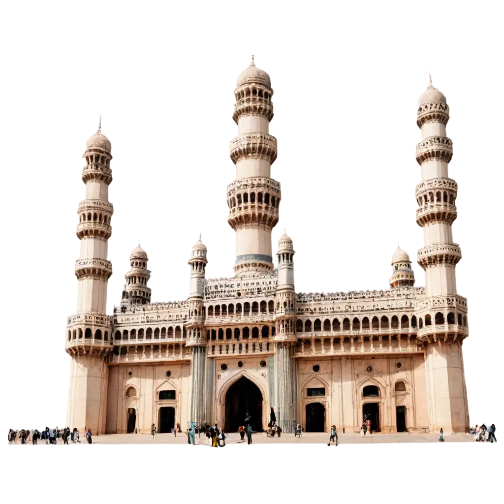 Hyderabad-Charminar-Building-PNG-HighQuality-Transparent-Image-for-Digital-Art-Design