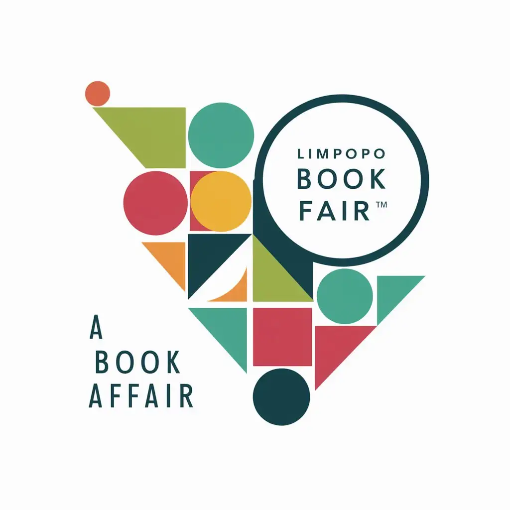 Minimalistic Logo Design for Limpopo Book Fair with A Book Affair Tagline