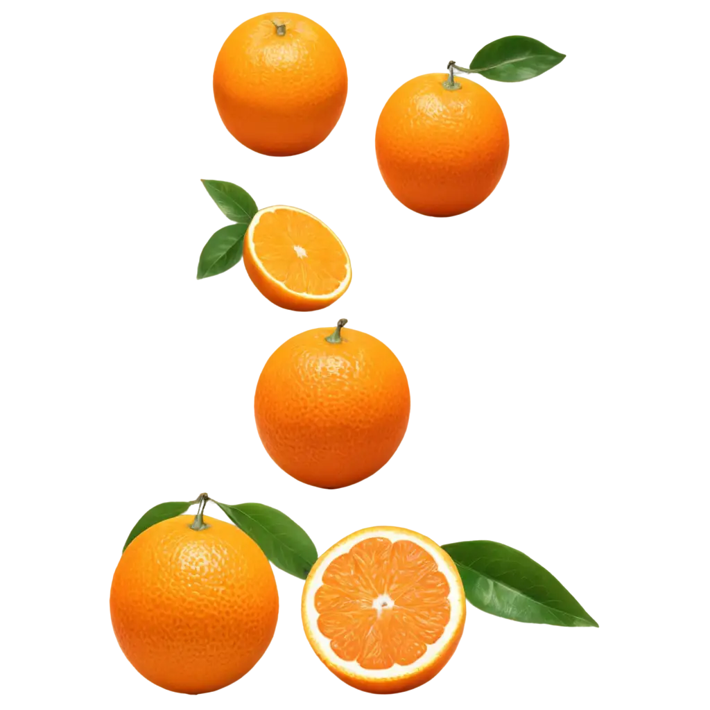 Realistic-Oranges-PNG-from-Various-Angles-Capturing-Freshness-in-High-Quality