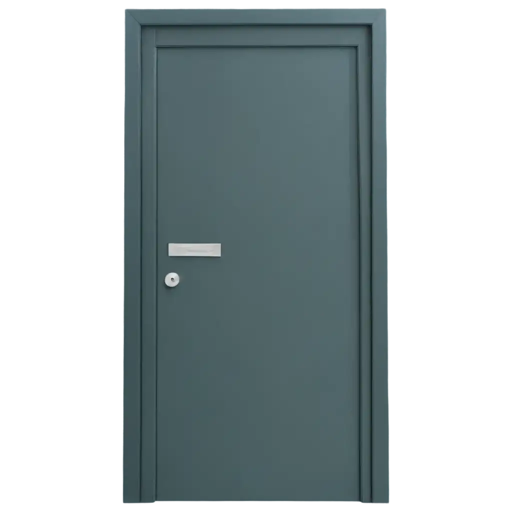 HighQuality-PNG-Image-of-a-Closed-Door-for-Versatile-Usage