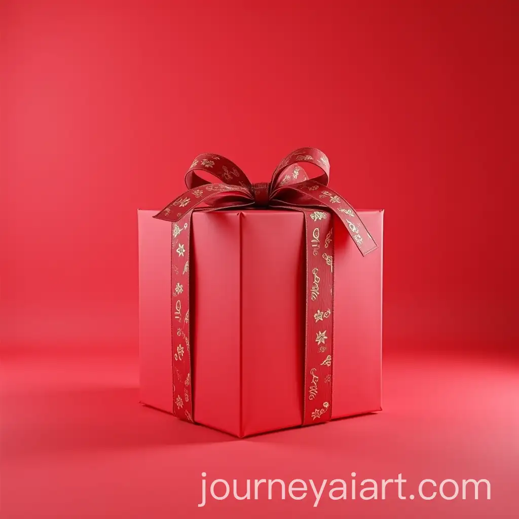 Pink-and-Red-Christmas-Present-with-Subtle-BON-VOY-Logo