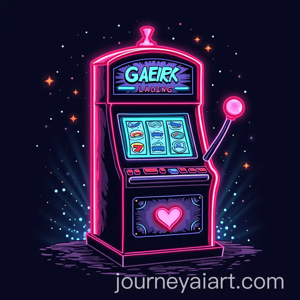 Geek-Logo-in-Vaporwave-Minimalism-Style-for-Cyberpunk-Slot-Machines