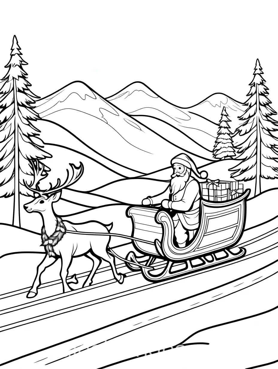 Santas-Sleigh-Ride-Through-Snowy-Landscape