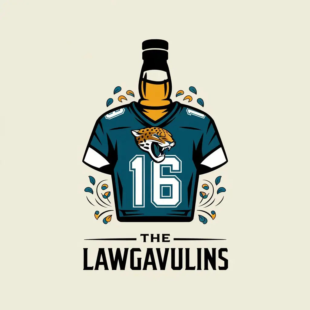 LOGO Design For The Lawgavulins Scotch Whiskey Jacksonville Jaguars Quarterback 16