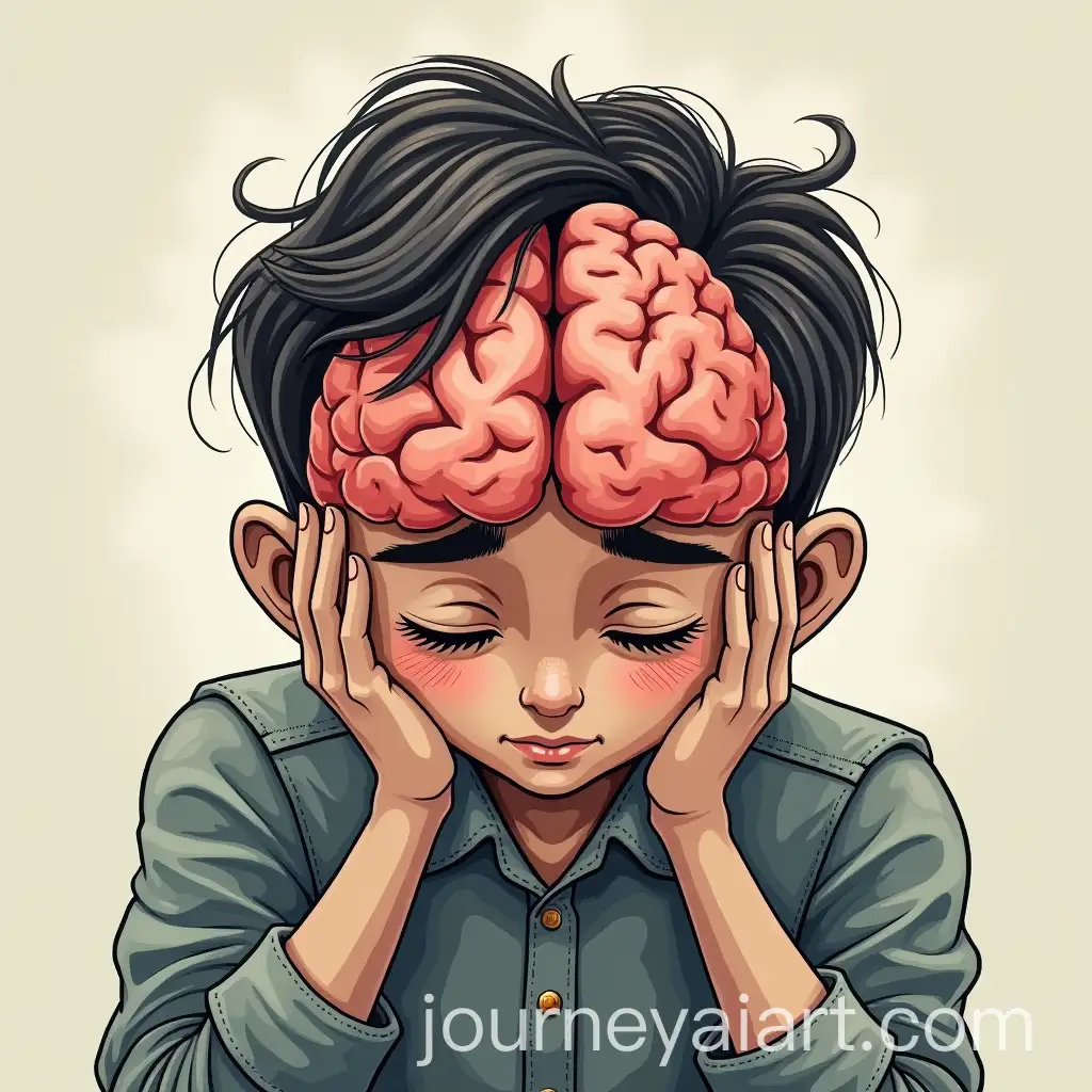 Abstract-Representation-of-Brain-Pain-and-Fatigue