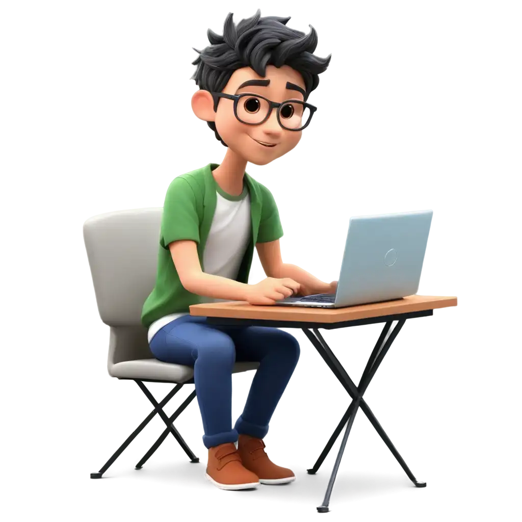 Cartoon-Boy-Working-on-Laptop-PNG-Engaging-Visual-for-Digital-Content