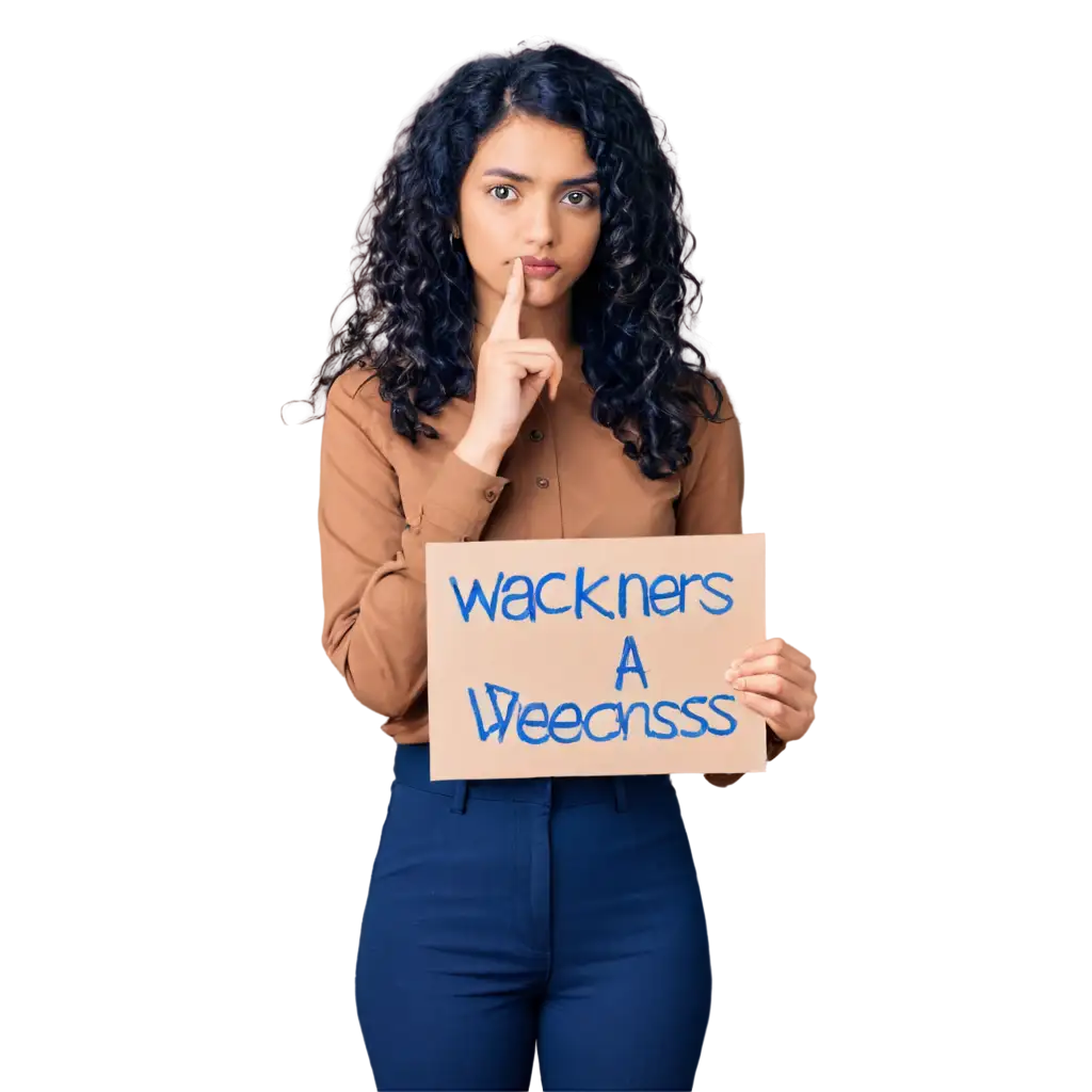 Cute-Indian-Businesswomen-PNG-Cartoon-Image-Depicting-Strengths-and-Weaknesses