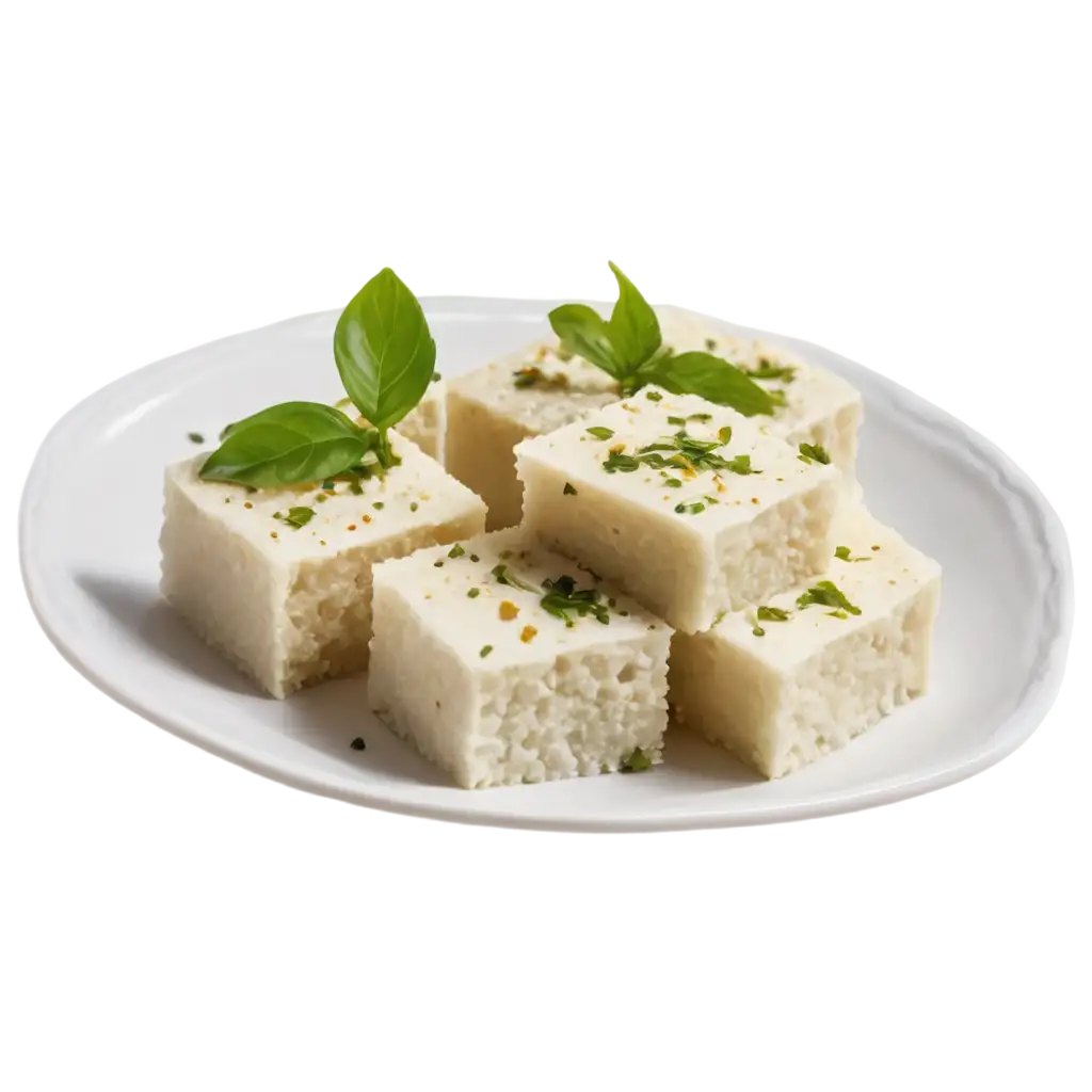 White-Dhokla-PNG-Image-HighQuality-Transparent-Background-for-Versatile-Usage