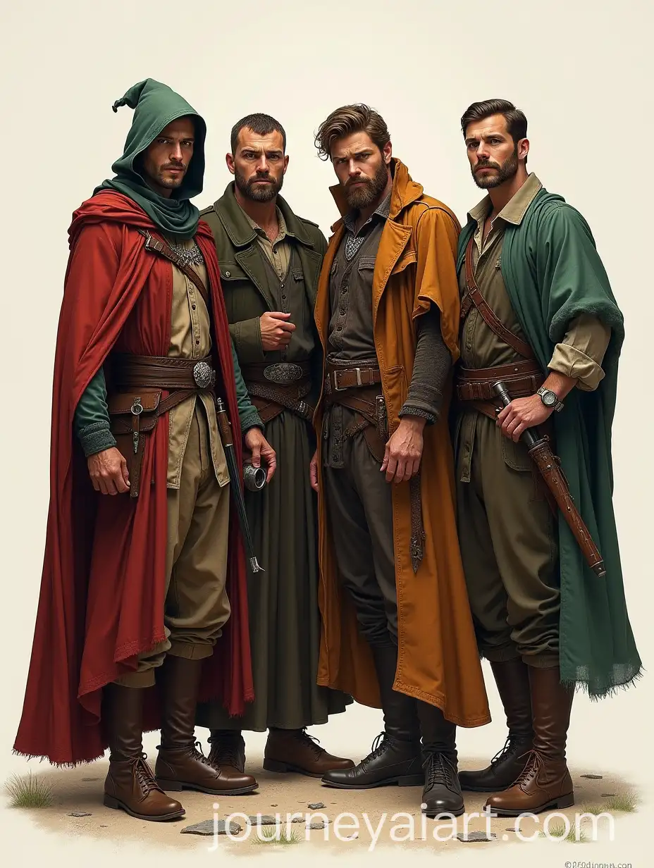 Medieval-Men-Thief-StarGazer-Hunter-and-Tailor