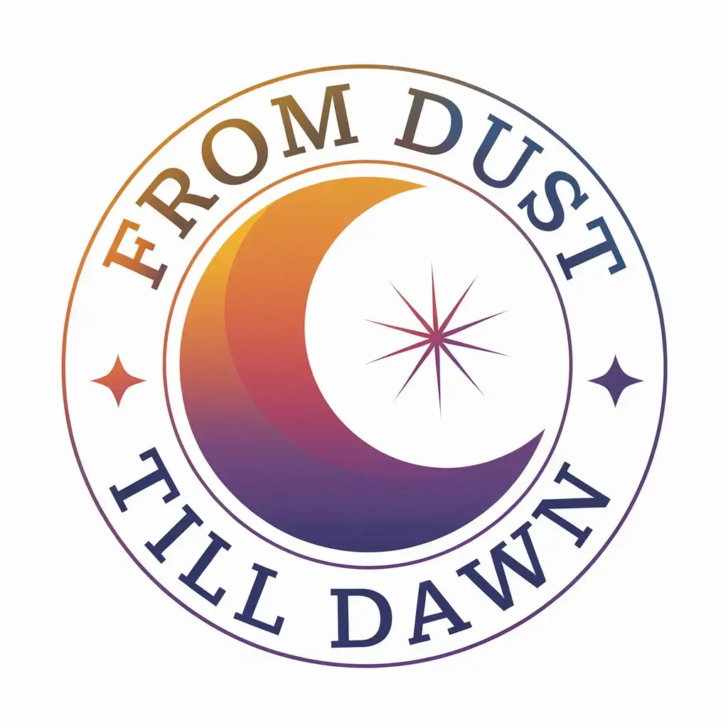 LOGO-Design-for-Home-Family-Harmony-From-Dust-Till-Dawn-with-Sunrise-and-Sunset-Transition