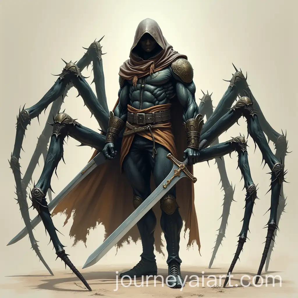 HumanSpider-Hybrid-Warrior-Wielding-a-Sword