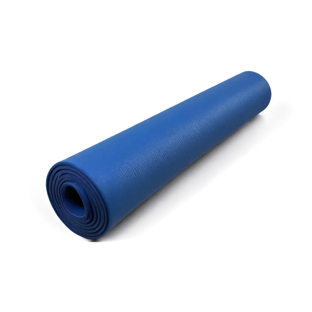 Blue-Yoga-Mat-PNG-Image-HighQuality-Transparent-Format-for-Fitness-and-Relaxation-Themes