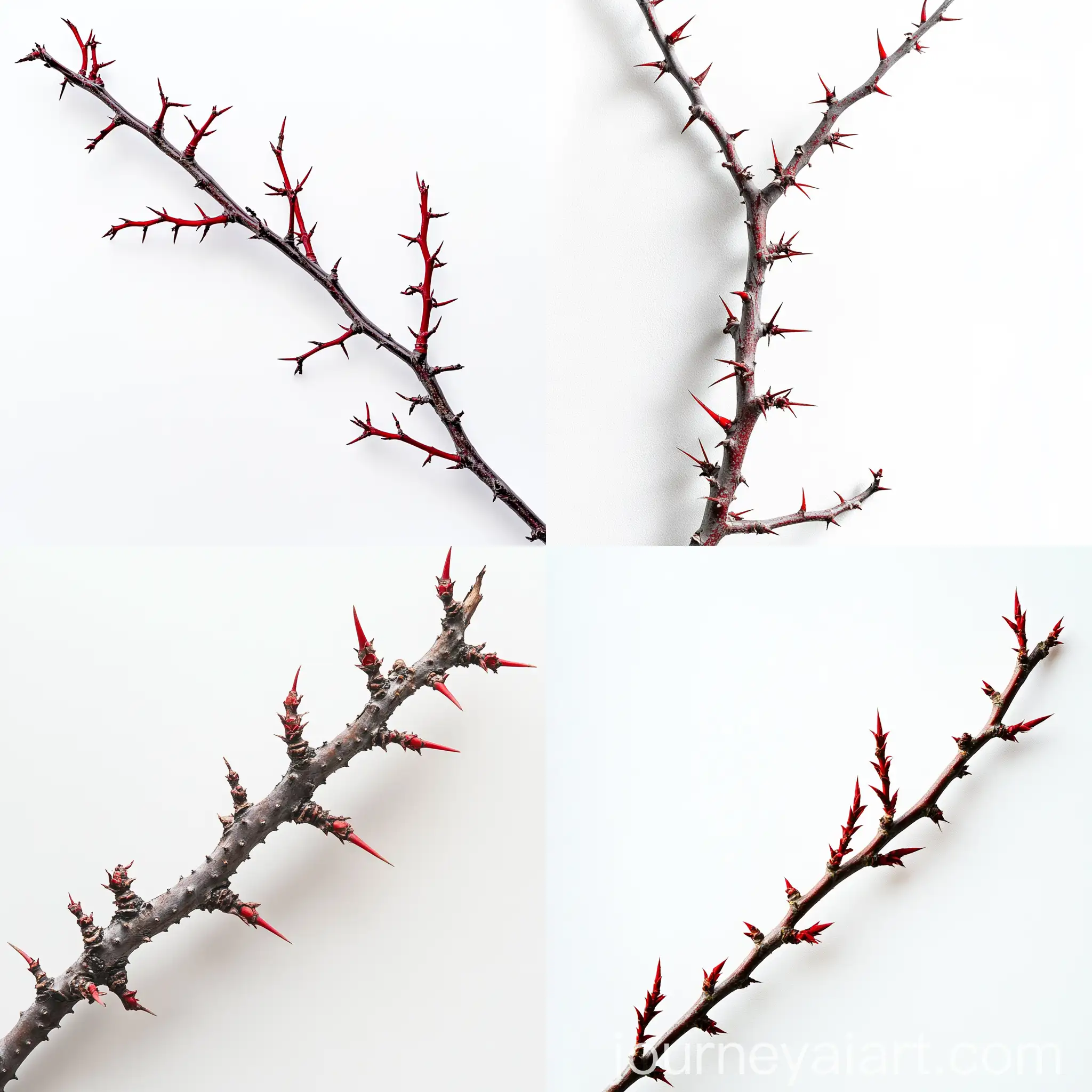 Vivid-Red-Spines-on-Prickly-Branch-Closeup