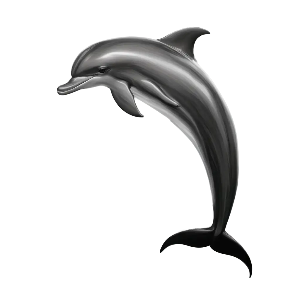 graphic version of the dolphin