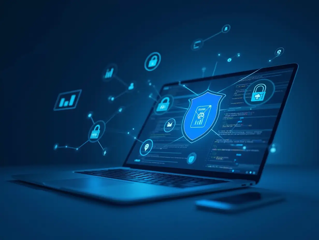 Sleek-Laptop-Displaying-Code-and-Security-Icons