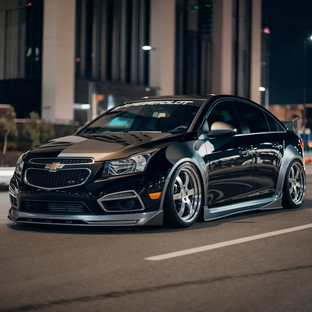 Custom Tuned 2014 Chevrolet Cruze with Sleek Modifications