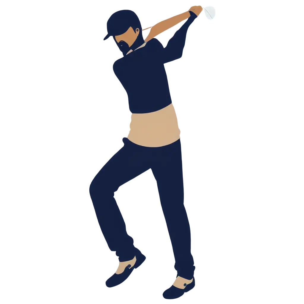 HighQuality-PNG-Logo-for-Punjab-Golf-Association-Featuring-Golfer-in-Dark-Blue