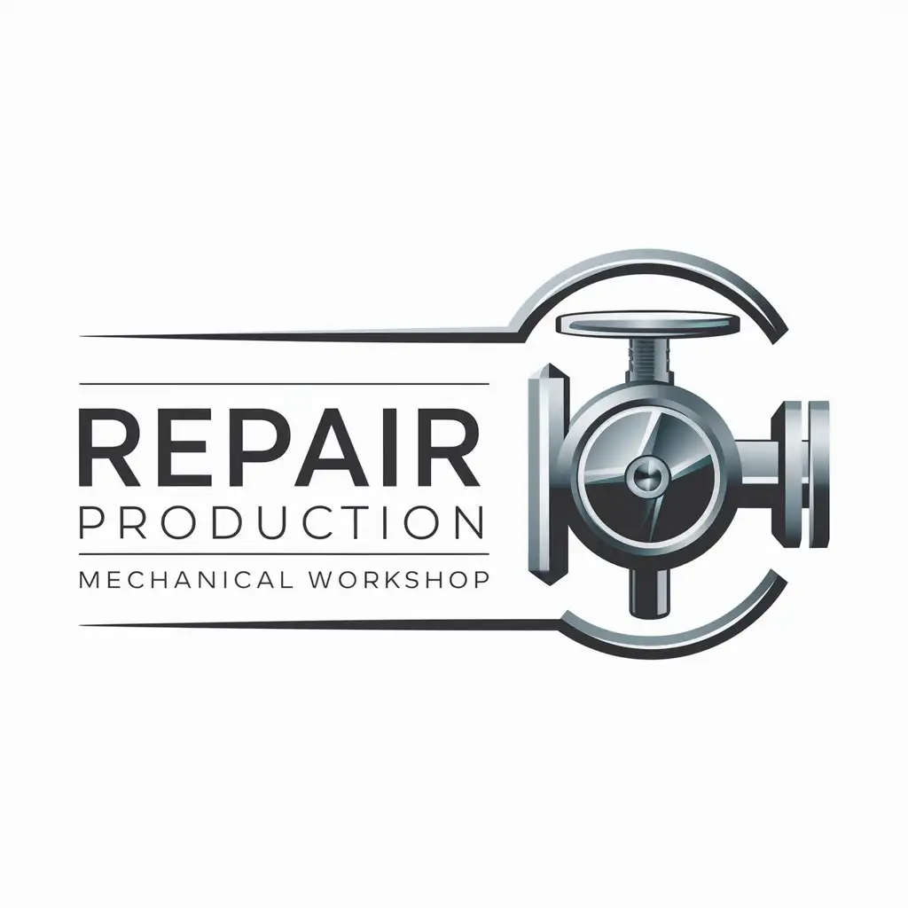 LOGO-Design-For-Repair-Production-Mechanical-Workshop-with-Safety-Valve-Symbol