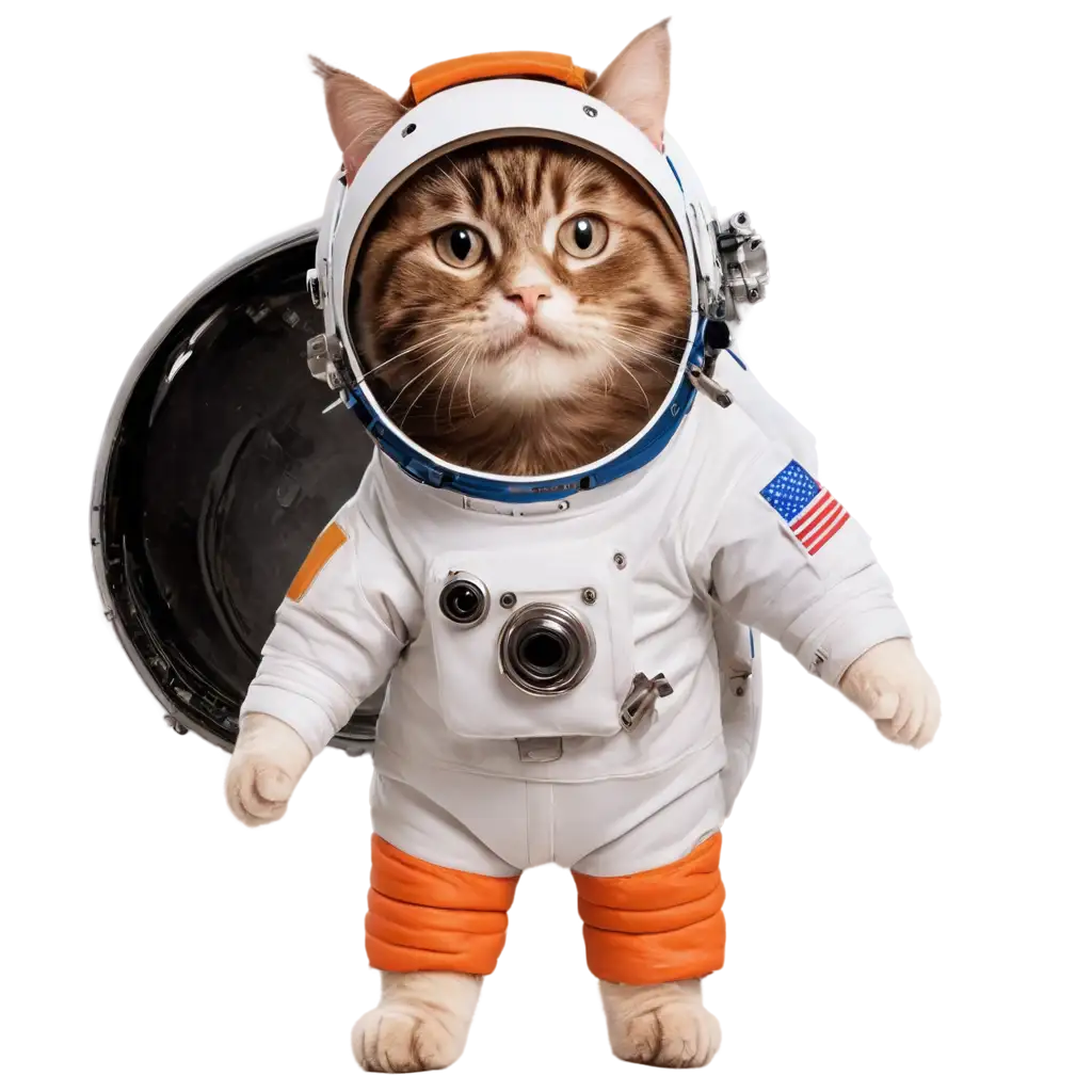 Astronaut-Cat-PNG-Feline-Adventure-in-Space